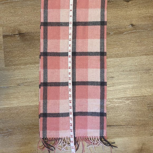 Phenix cashmere 100% Cashmere Plaid Scarf! - Picture 4 of 7